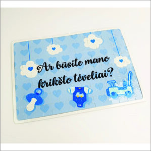 DĖLIONĖ „AR BŪSITE MANO KRIKŠTO TĖVELIAI?“