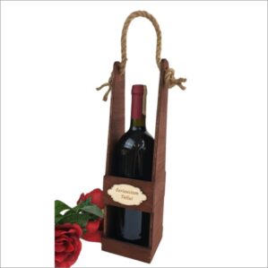 MEDINĖ BUTELIO DĖŽUTĖ „GERIAUSIAM TĖČIUI“