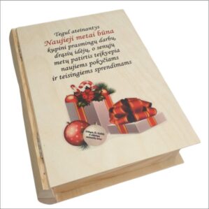 MEDINĖ DĖŽUTĖ „TEGUL ATEINANTYS METAI BŪNA“