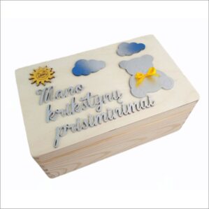 MEDINĖ KRIKŠTADĖŽĖ „MANO KRIKŠTYNŲ PRISIMINIMAI“2