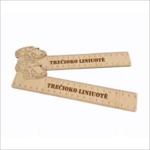 MEDINĖ LINIUOTĖ MAŠINA „TREČIOKO“