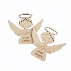 MEDINIS MAGNETAS ANGELIUKAS „MANO KRIKŠTAS“