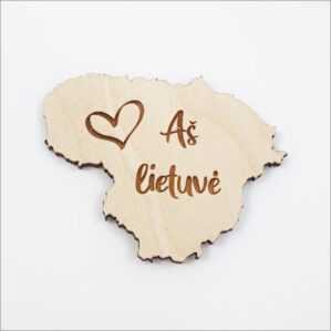 MEDINIS MAGNETAS „AŠ LIETUVĖ“