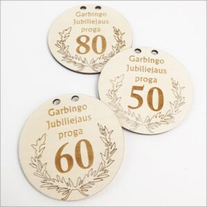 MEDINIS MEDALIS „GARBINGO JUBILIEJAUS PROGA“ (SU JŪSŲ METAIS)