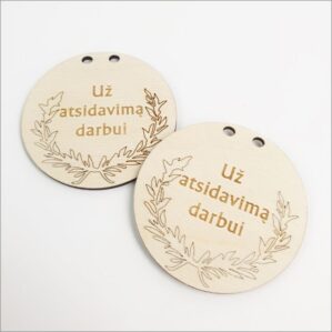 MEDINIS MEDALIS „UŽ ATSIDAVIMĄ DARBUI“