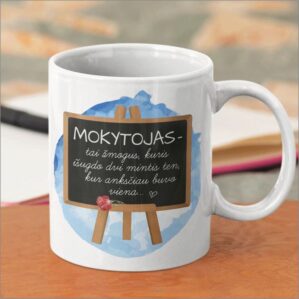 Puodelis "Mokytojas"