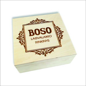 MEDINĖ DĖŽUTĖ „BOSO LAISVALAIKIO RINKINYS“