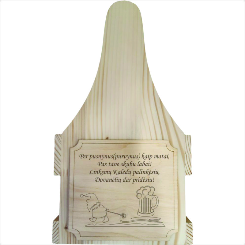 DĖŽĖ ALUI „LINKSMŲ KALĖDŲ PALINKĖSIU“