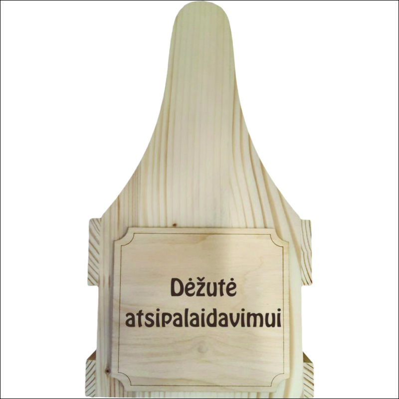 DĖŽĖ ALUI „DĖŽUTĖ ATSIPALAIDAVIMUI“