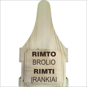 DĖŽĖ ALUI „RIMTO BROLIO RIMTI ĮRANKIAI“