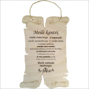 GRAVIRUOTA, PAKABINAMA LENTELĖ „MEILĖ KANTRI, MEILĖ MALONINGA“
