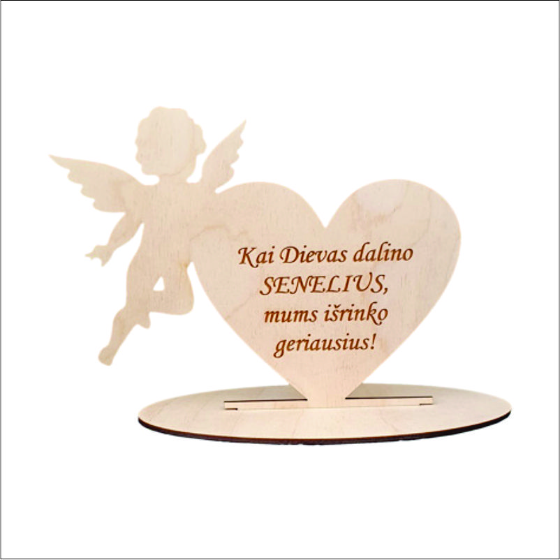 PASTATOMA ŠIRDIS „KAI DIEVAS DALINO SENELIUS“